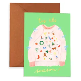 'Tis the Season Chrimbo Jumper Notecard