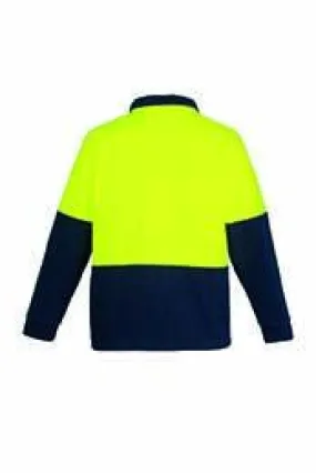 Unisex Hi Vis Half Zip Fleece Jumper