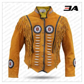 Western Leather Western Indian Carnival Fasching Jacket