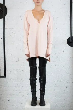 Whim Long Sleeve Jumper - Blush