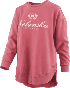 Women's Nebraska Huskers Augusta Poncho Crew