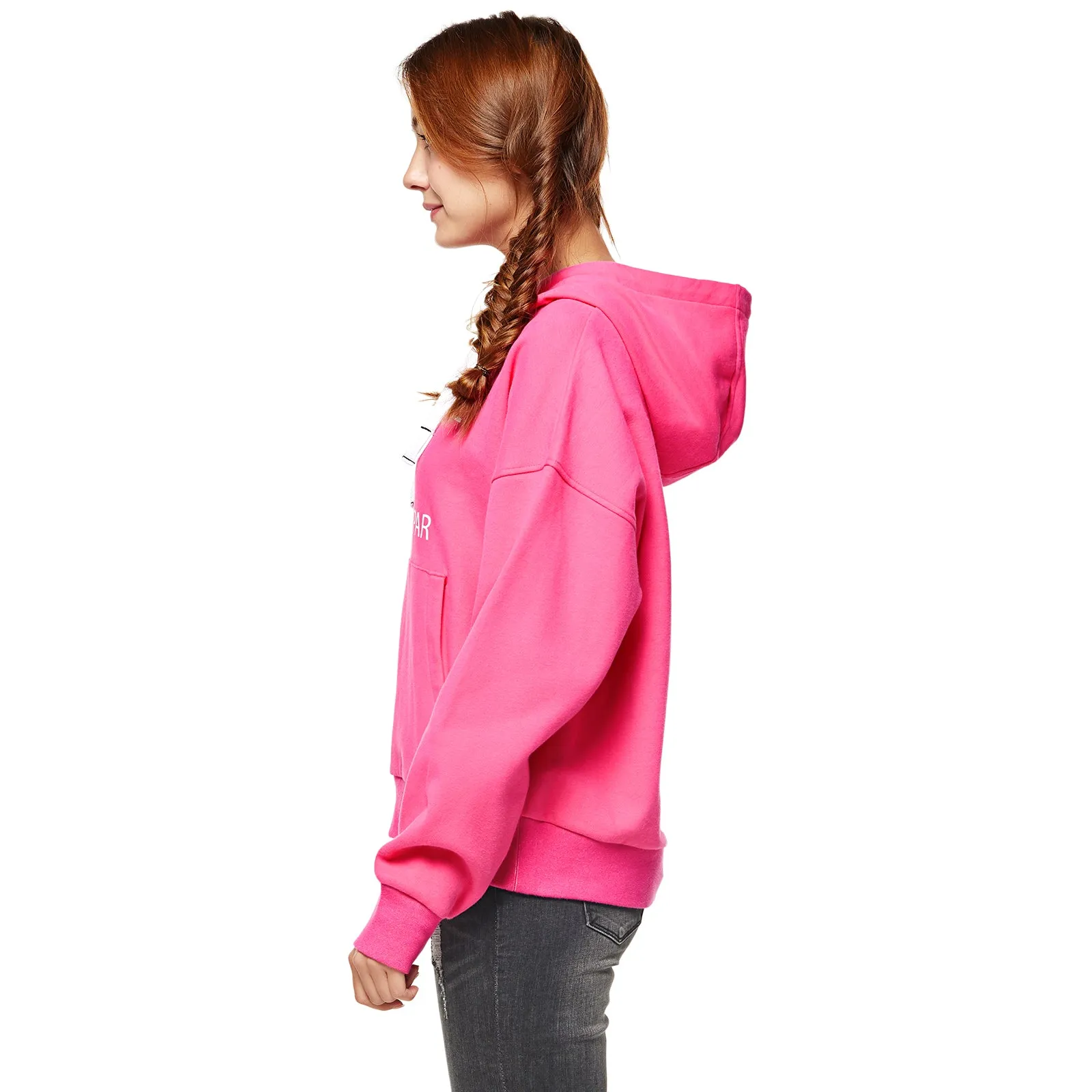 Women's Oversized Cosy Hoodie S（10） M（12） L（14） XL（16） Rose