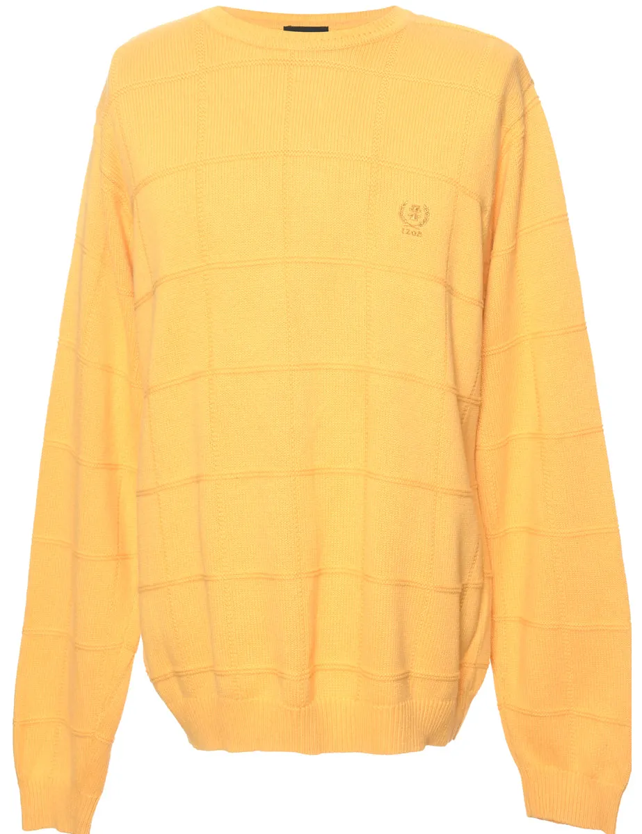 Yellow Izod Jumper - L