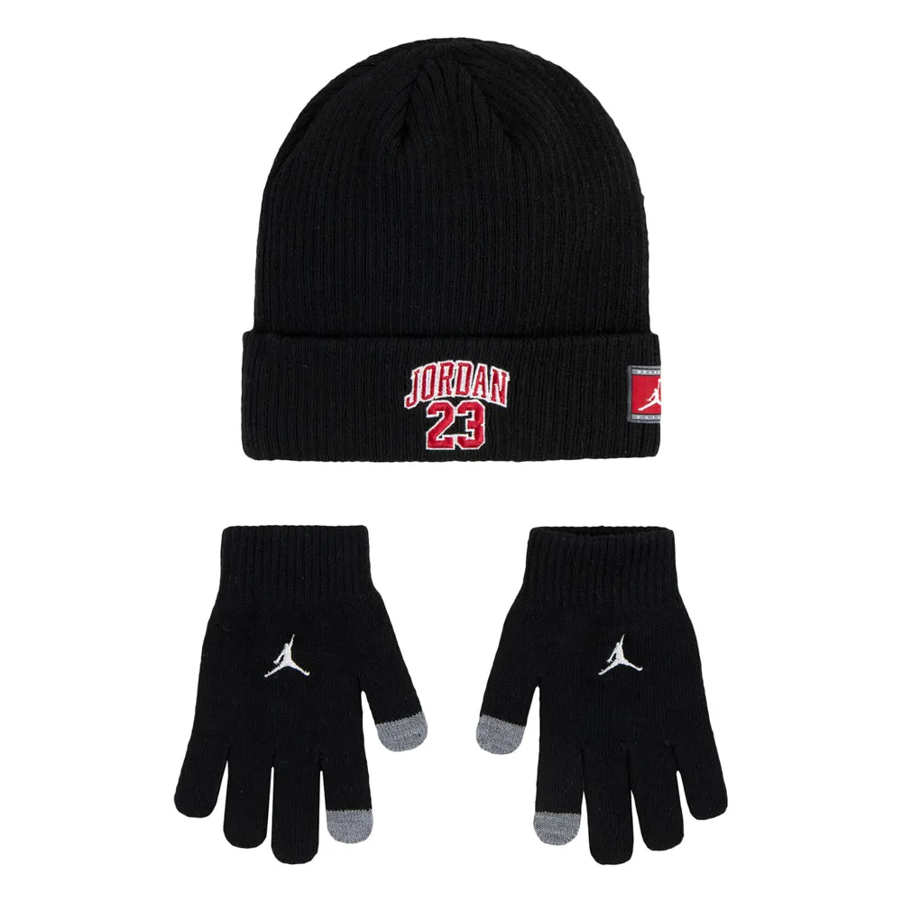 Youth Jordan 23 Jersey Beanie & Glove Set