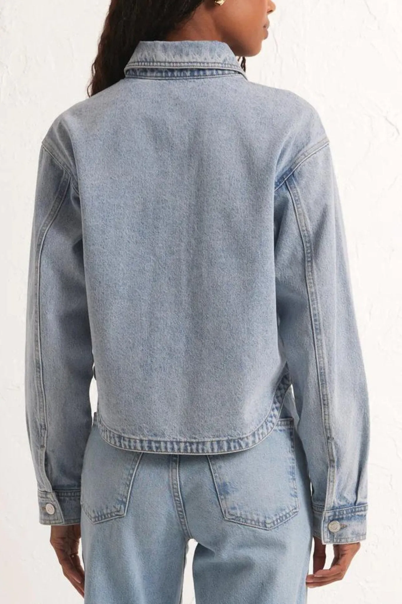 Z Supply: Cropped Denim Jacket